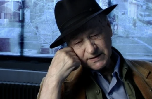 Still from Jonas Mekas interview.