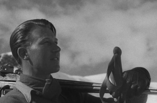 Still from Ski Flight
