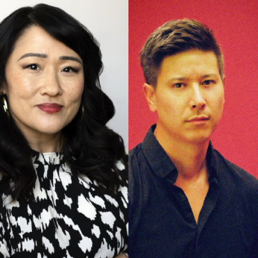 portraits of Sun Yung Shin and Ryan Stopera